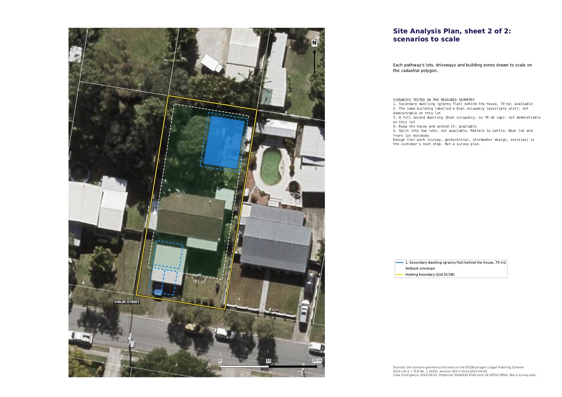 Site analysis plan, sheet 2